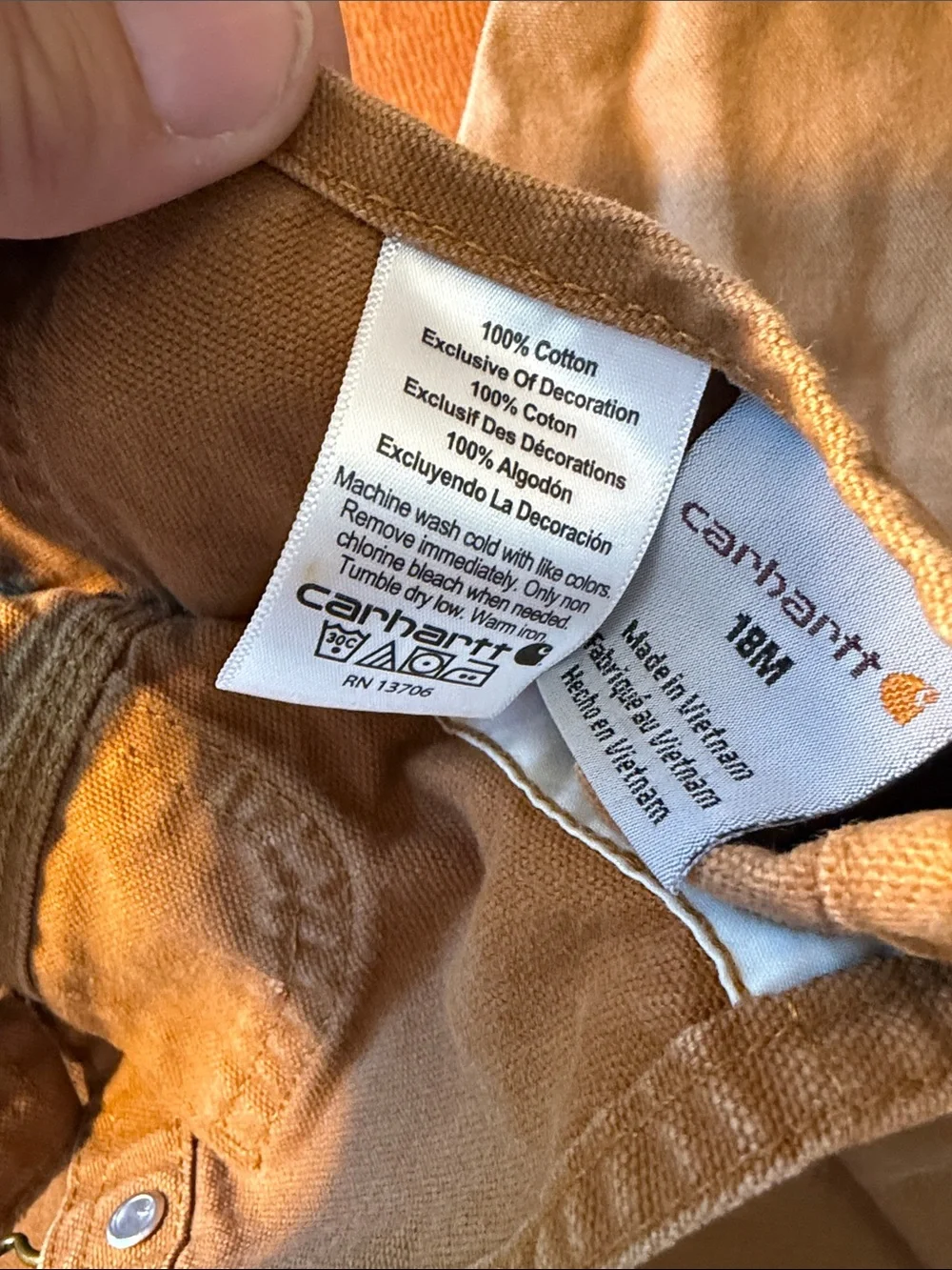 Carhartt classic bib